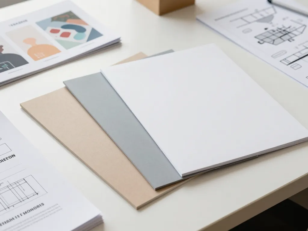 scène produit a3 size différents papiers et usages bureau