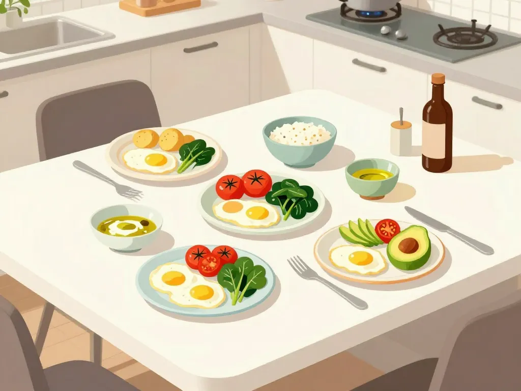 avec quoi accompagner des œufs repas simple rapide équilibré