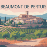 beaumont de pertuis village perché provence panorama