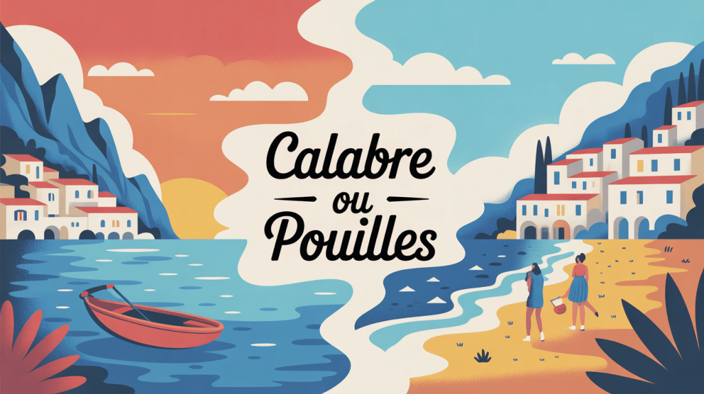illustration calabre ou pouilles vacances italie sud