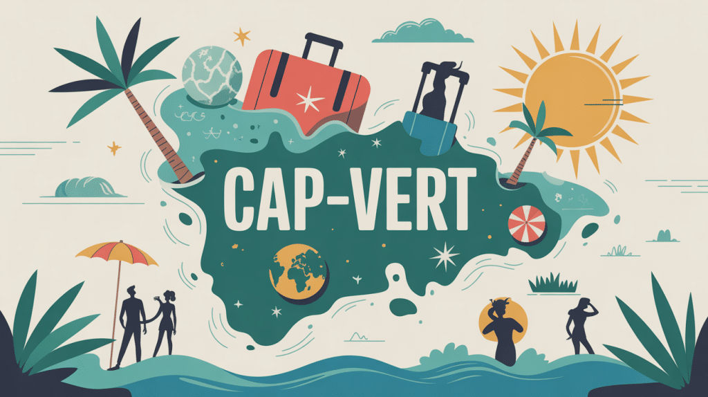 cap vert avis négatif carte stylisée tourisme archipel
