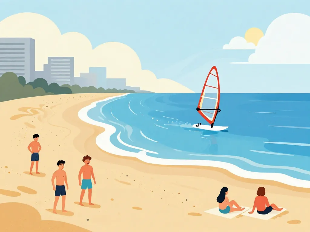 cap vert avis négatif illustration météo plage hôtel