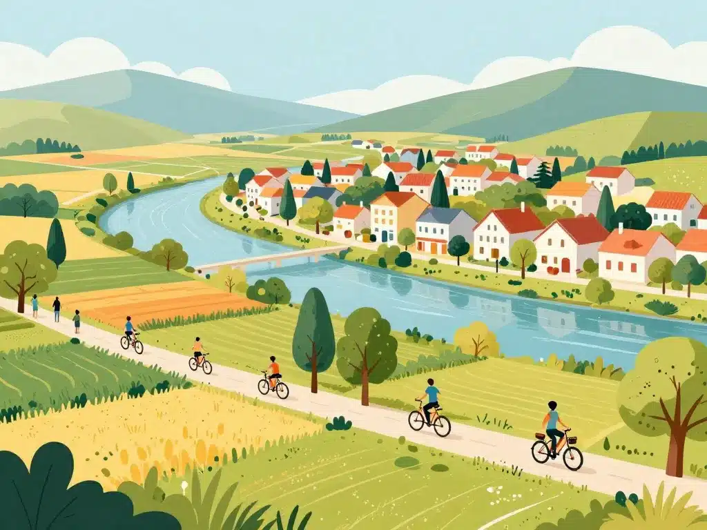 clery saint andre paysage nature vie locale