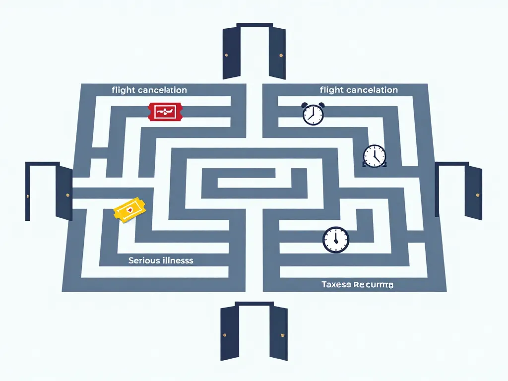 comment se faire rembourser un billet d'avion non remboursable raisons de remboursement