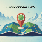 Illustration coordonnées GPS latitude 42.5715623 longitude 1.9991648000000168 carte Pyrénées