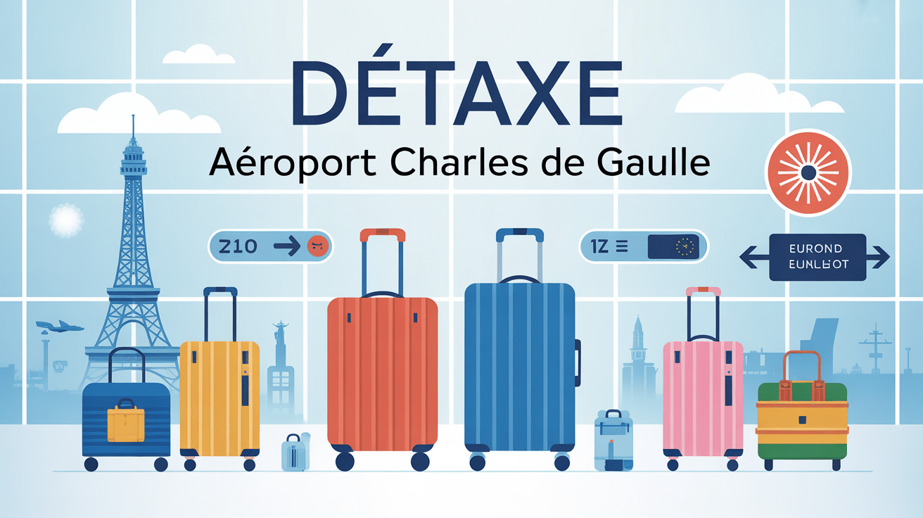 processus detaxe charles de gaulle visuel