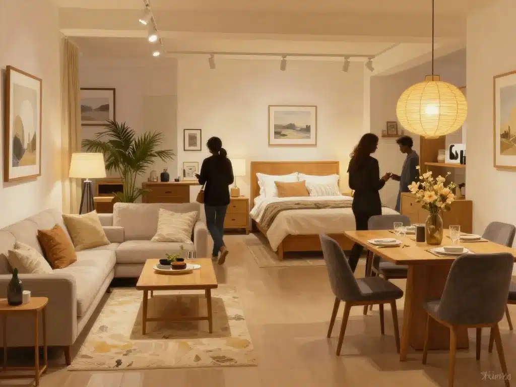 interieur magasin alinea la garde univers meubles