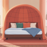 jeté de canapé sur canapé élégant, décoration salon accueillant