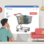 Litfad avis client hésitant achat meubles luminaires