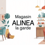 illustration du magasin alinea la garde ambiance chaleureuse