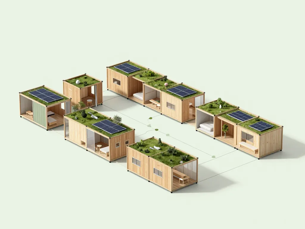 Architecture durable maison du temps diagramme concept