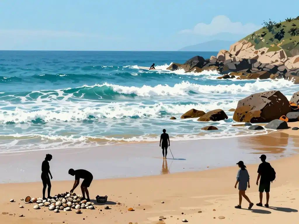 panorama activités marée crozon à différents horaires