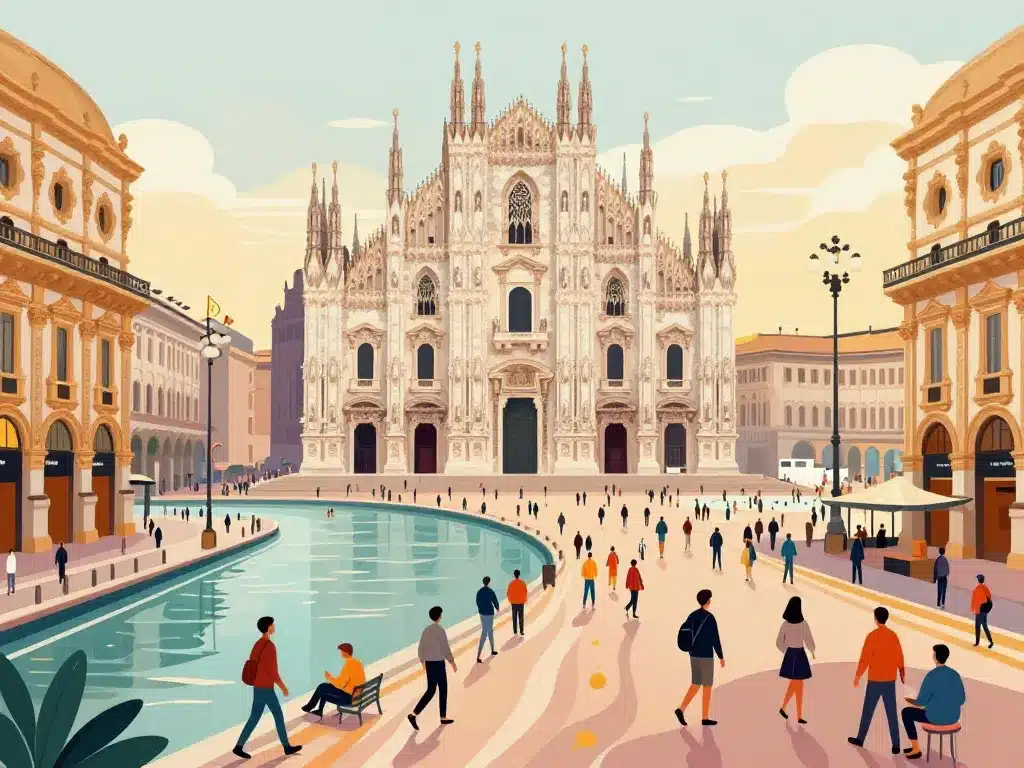 Milan visite 1 jour parcours monuments quartiers vivants