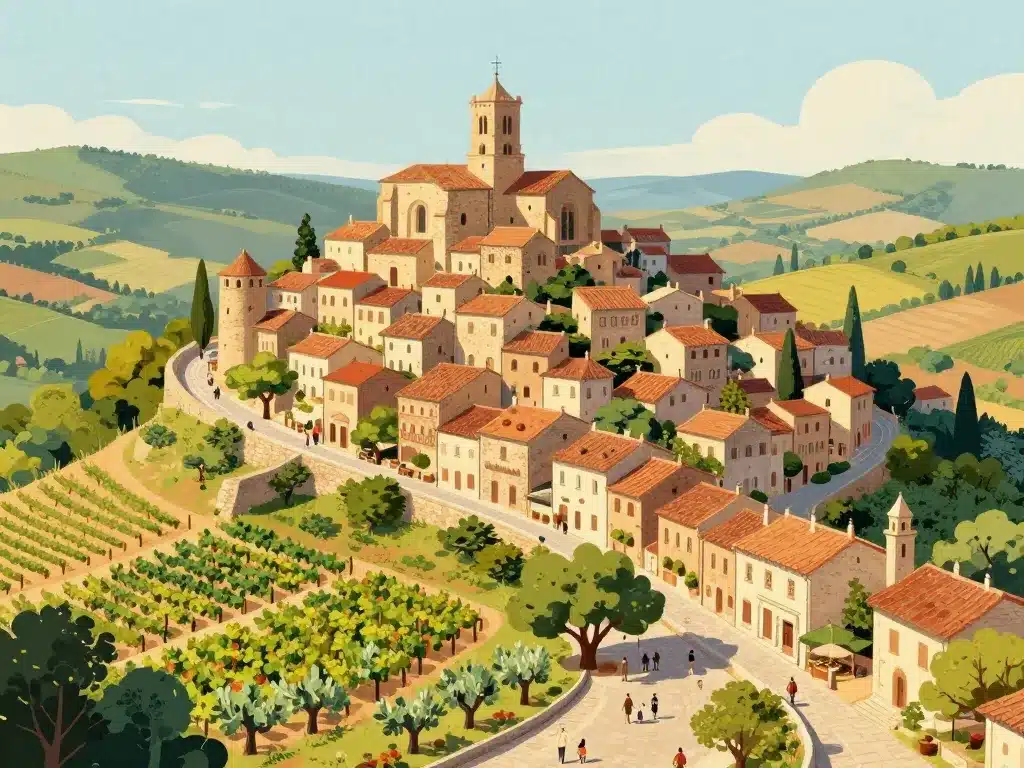 beaumont de pertuis patrimoine village ruelles église