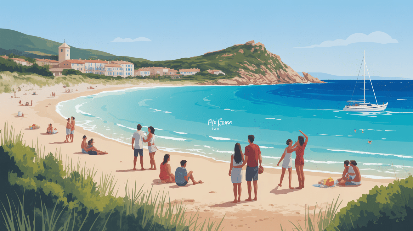 plage de fautea - arinella di fautea crique turquoise et tour génoise