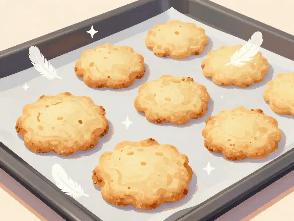 recette biscuit sans calories biscuits légers sur plaque