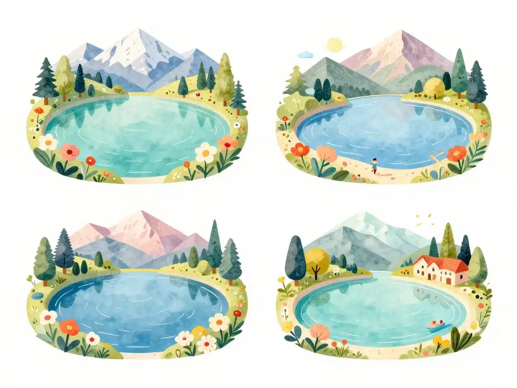 diagramme lacs italiens ambiance et répartition