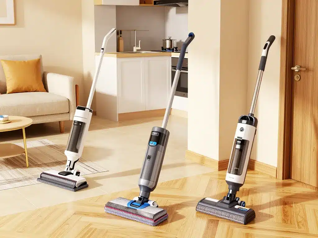 mops serpillière electrique différents modèles dans maison