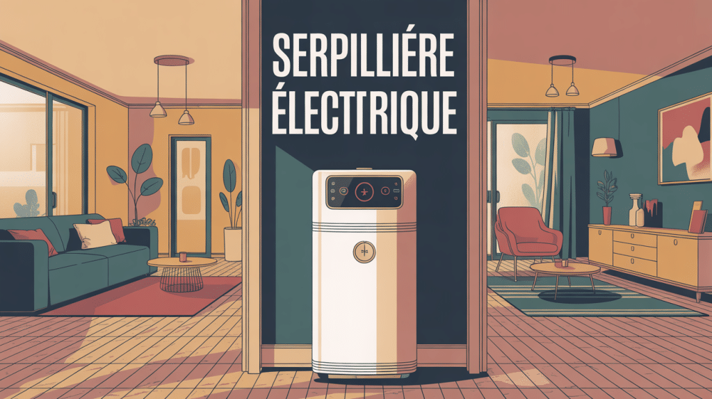 serpillière electrique sur sols modernes dans maison
