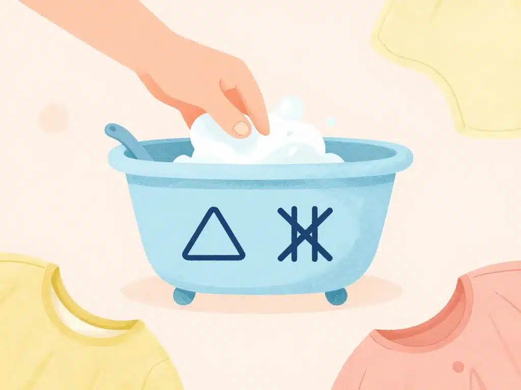 illustration symboles machine a laver etiquette vêtement