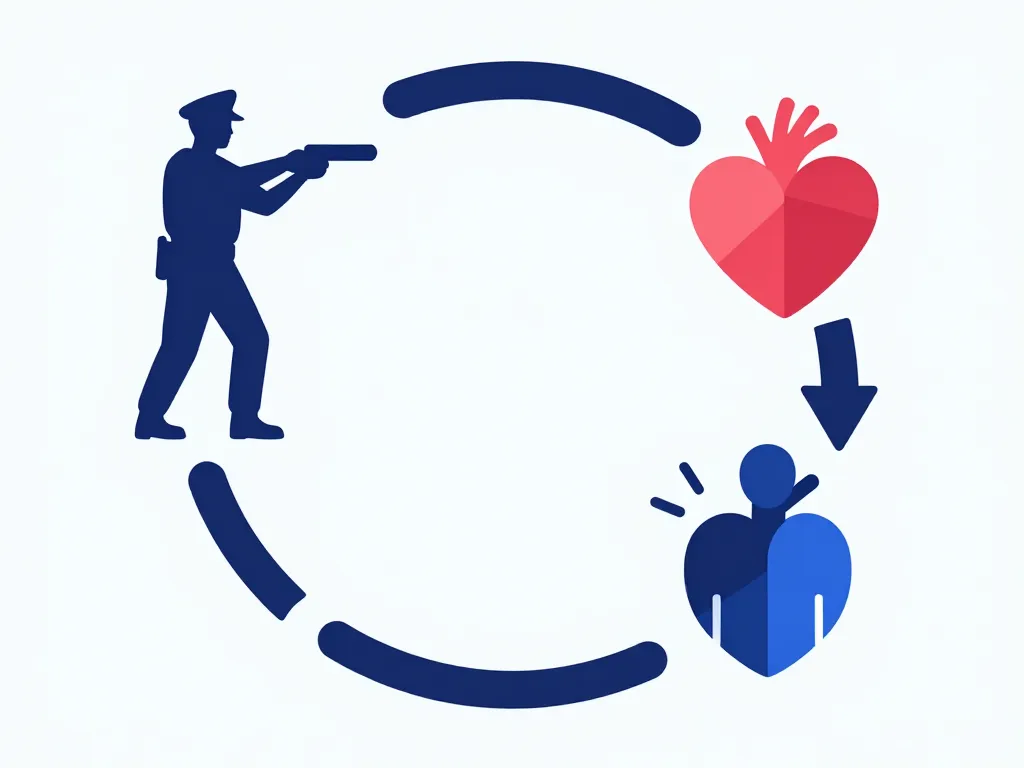formation et risques taser police diagramme