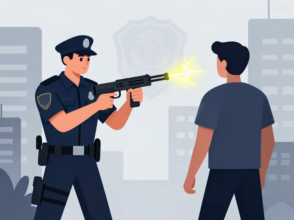 utilisation taser police contexte urbain