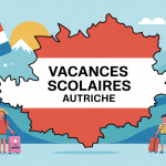 vacances scolaires autriche familles carte Autriche