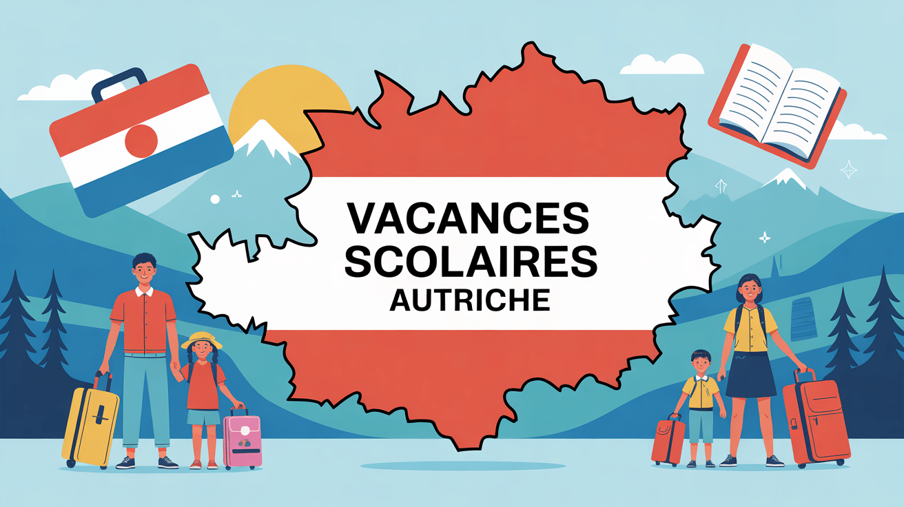 vacances scolaires autriche familles carte Autriche