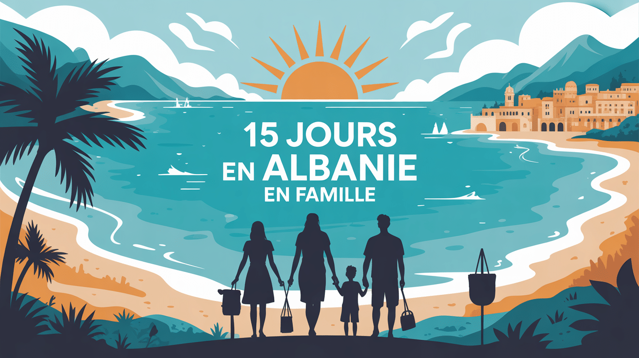 Famille découvrant l'Albanie pendant 15 jours