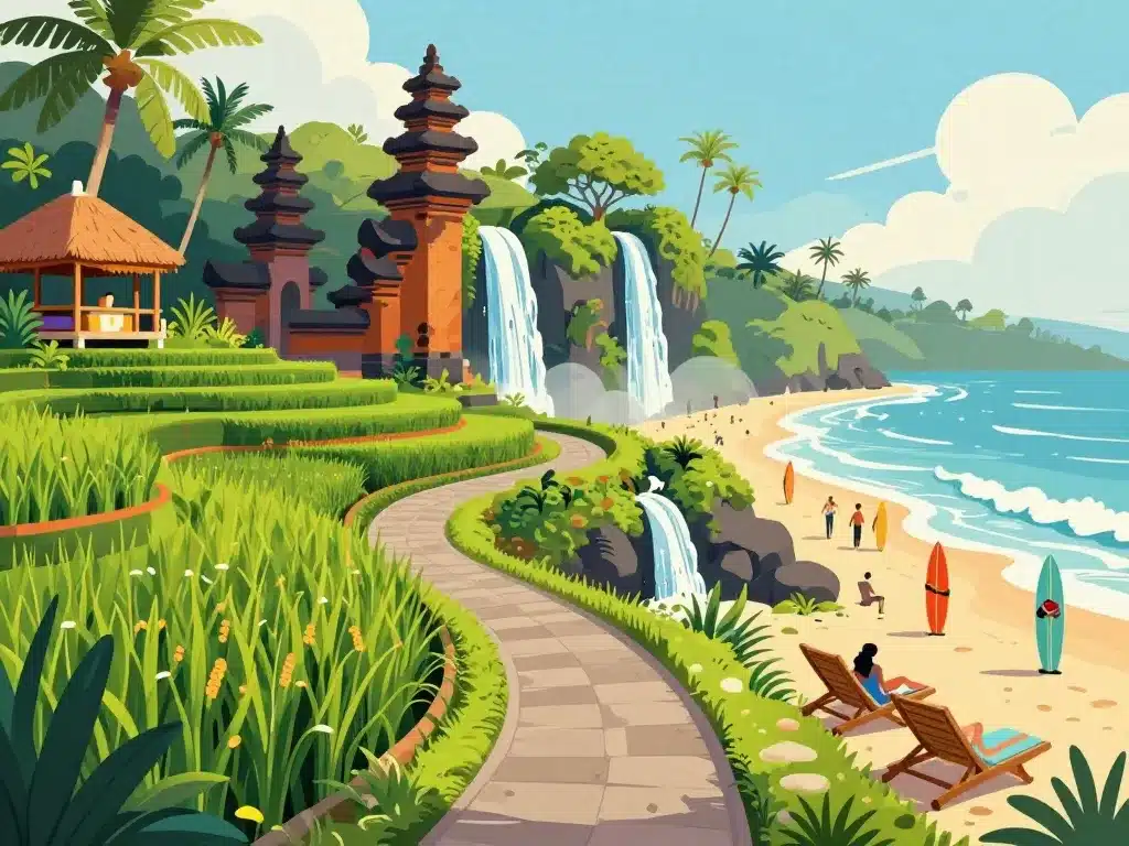 bali itinéraire 7 jours parcours découverte