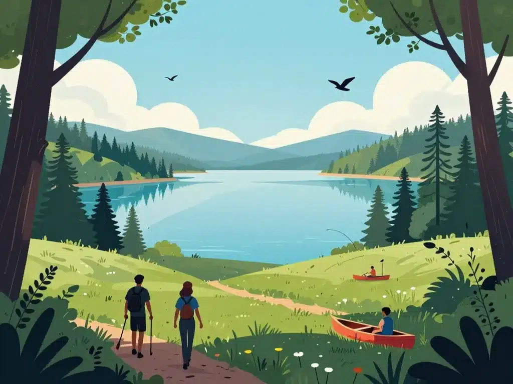 balades et loisirs autour barrage de l aigle