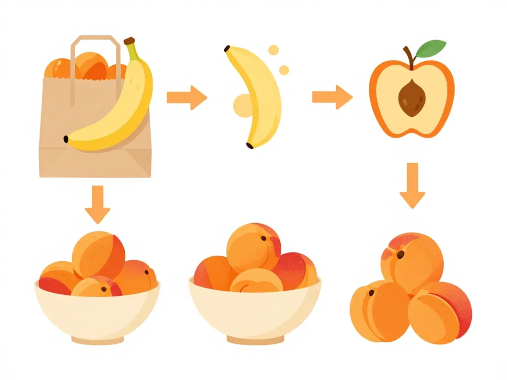comment faire murir des abricots schéma méthodes maison