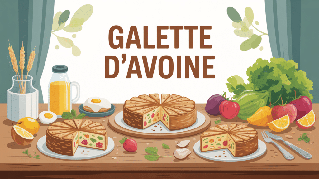 galette d avoine sous plusieurs formes petit déjeuner sucrée salée