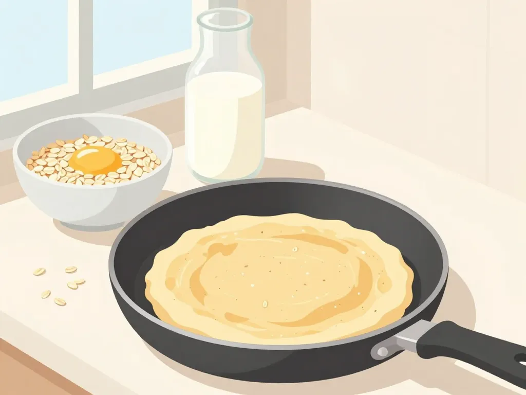 préparation galette d avoine simple et healthy