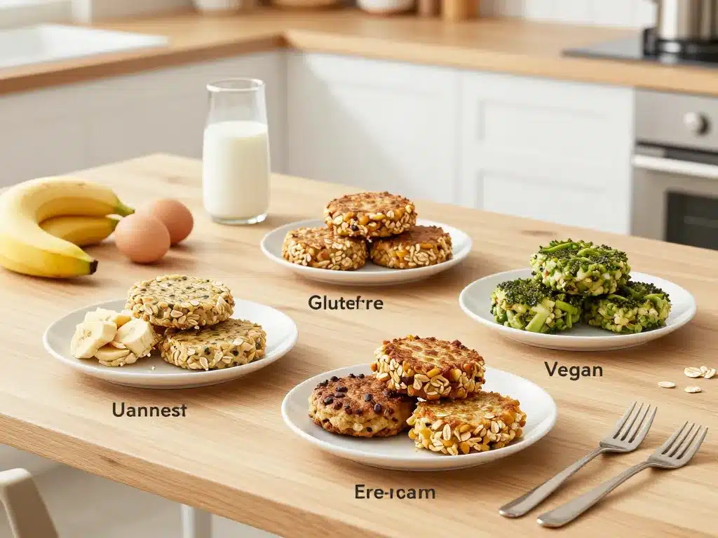 galette flocons d avoine petit dejeuner sale sans gluten vegan