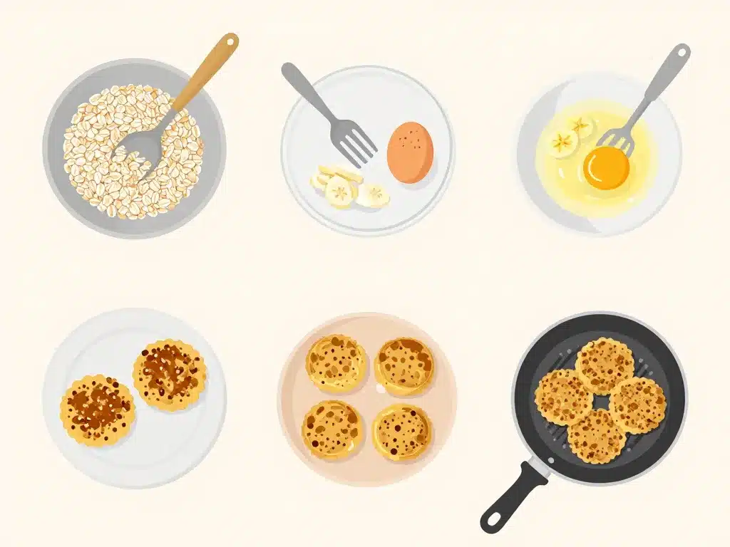 recette base galette flocons d avoine étapes