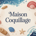 Ambiance maison coquillage élégante, salon déco mer