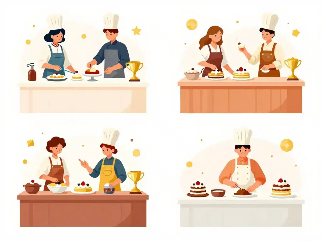 Panorama concours patisserie 2025 professionnels étudiants amateurs