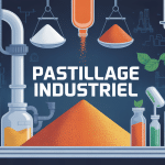 illustration pastillage industriel chaînes production
