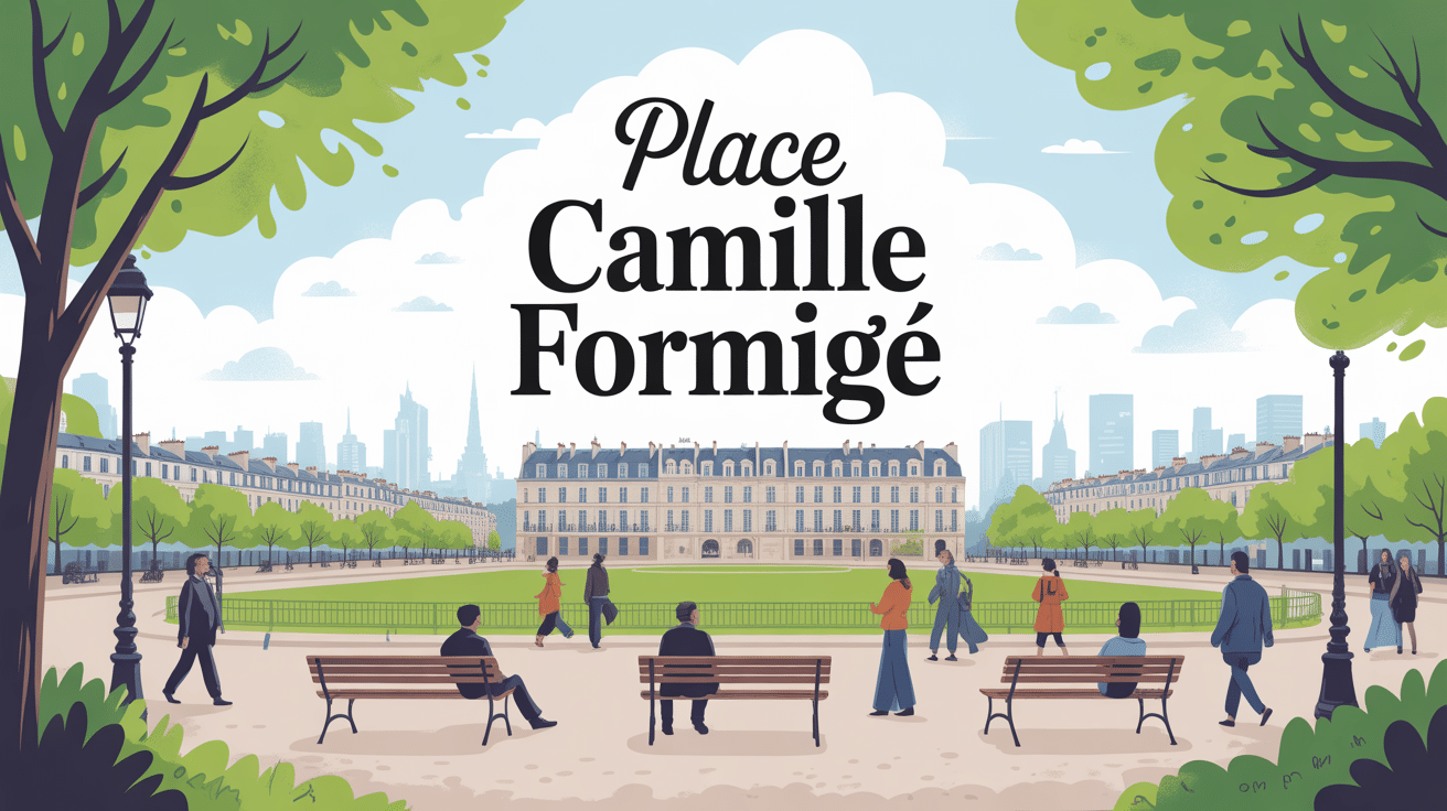illustration place camille formigé parc bercy paris