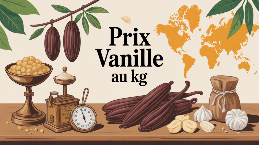 prix de la vanille au kg gousses origines balances