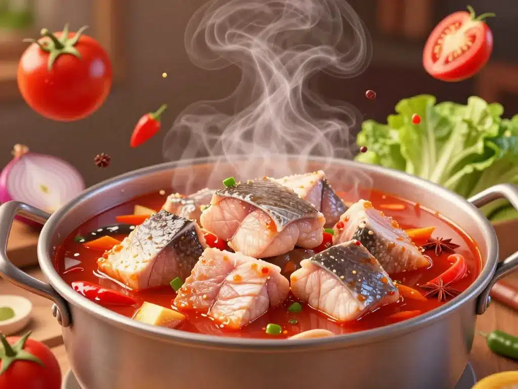 cuisson recette du stockfish en sauce et ingrédients