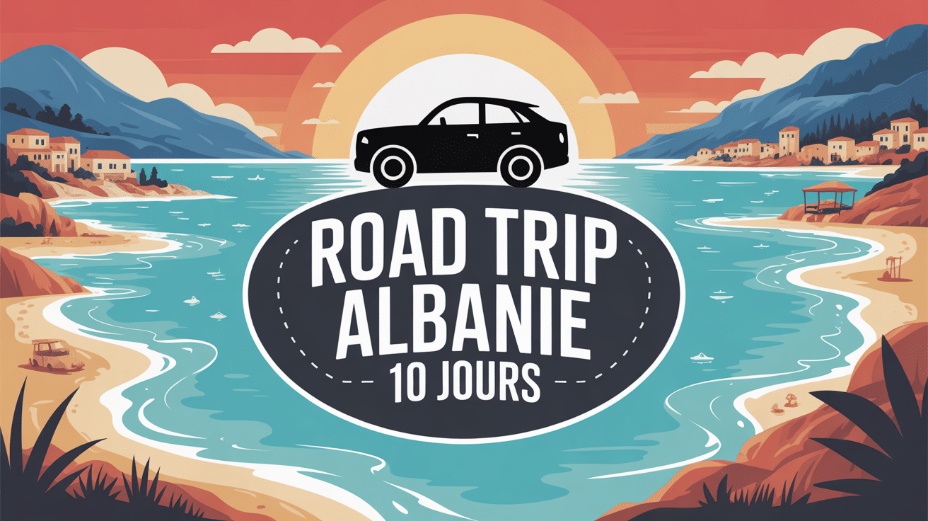 illustration road trip Albanie 10 jours itinéraire