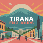 illustration visiter tirana en 2 jours attractions week-end