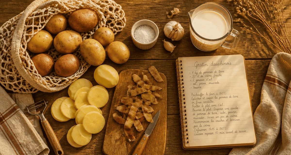 1 kg de pommes de terre sur table rustique