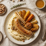 accompagnement boudin blanc pommes purée légumes rôtis