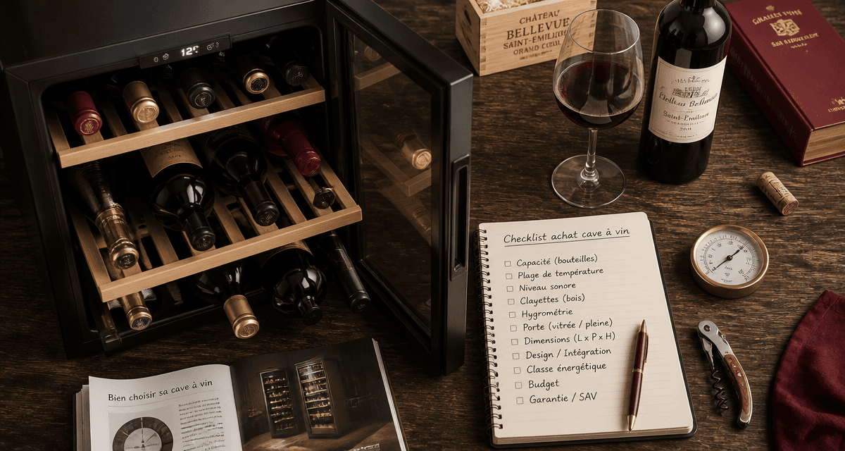 Cave a vin comment choisir checklist achat