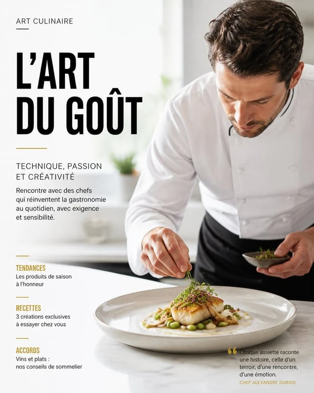 Chef à domicile La Belle Assiette préparant un repas gastronomique chez un client