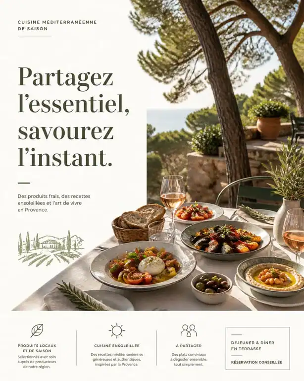 Plats de cuisine de partage au restaurant Le Comptoir de Noé à Hyères