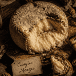 fromages corses avec vers Casgiu Merzu entamé sur planche